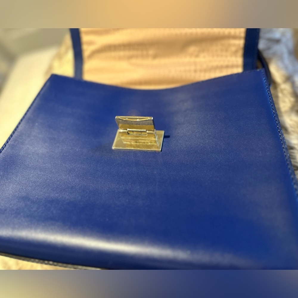 Kate Spade dark blue handbag.